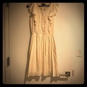 Romantic white spring dress - never worn